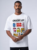 Grocery List - Oversized Graphic T-Shirt