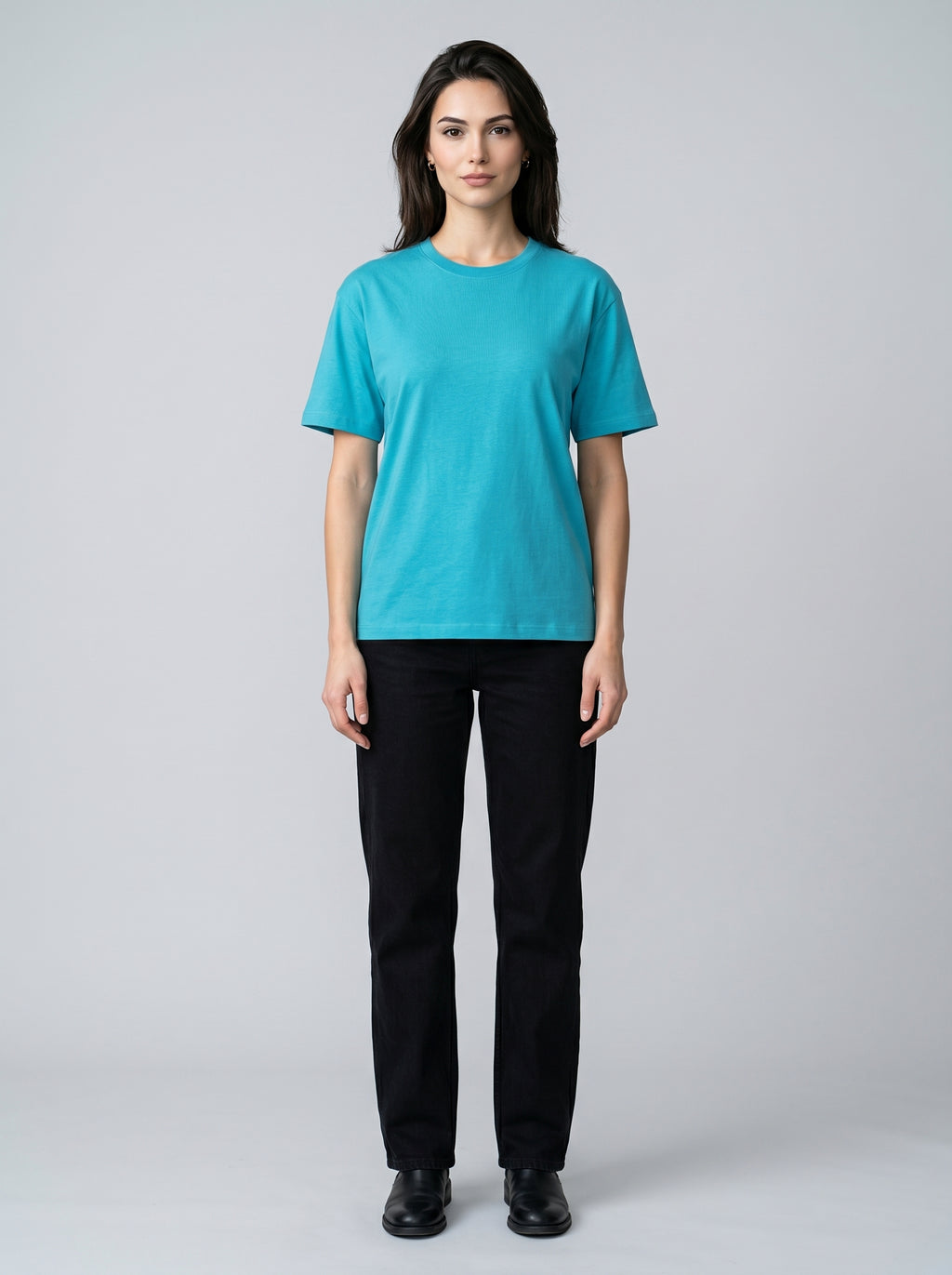 Essential Sky Blue Cotton T-Shirt - Regular Fit