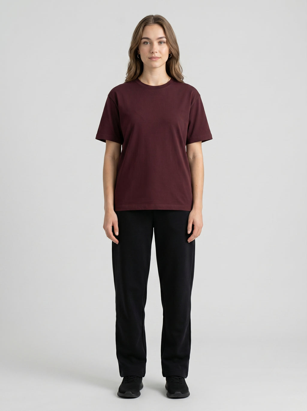 Essential Maroon Cotton T-Shirt - Regular Fit