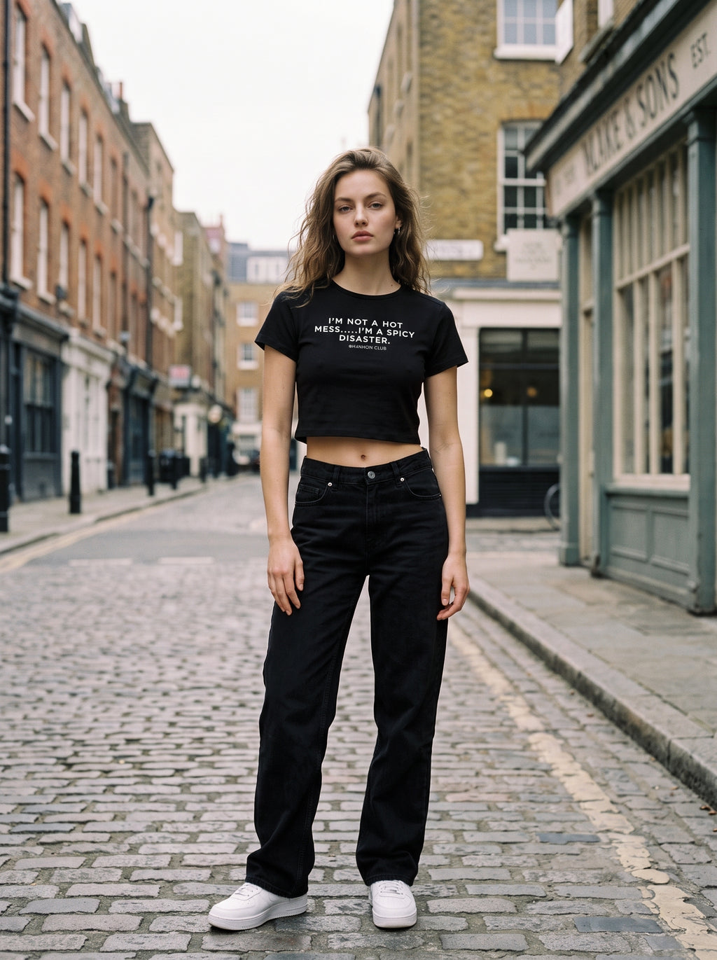 Spicy Disaster – Black Baby Tee