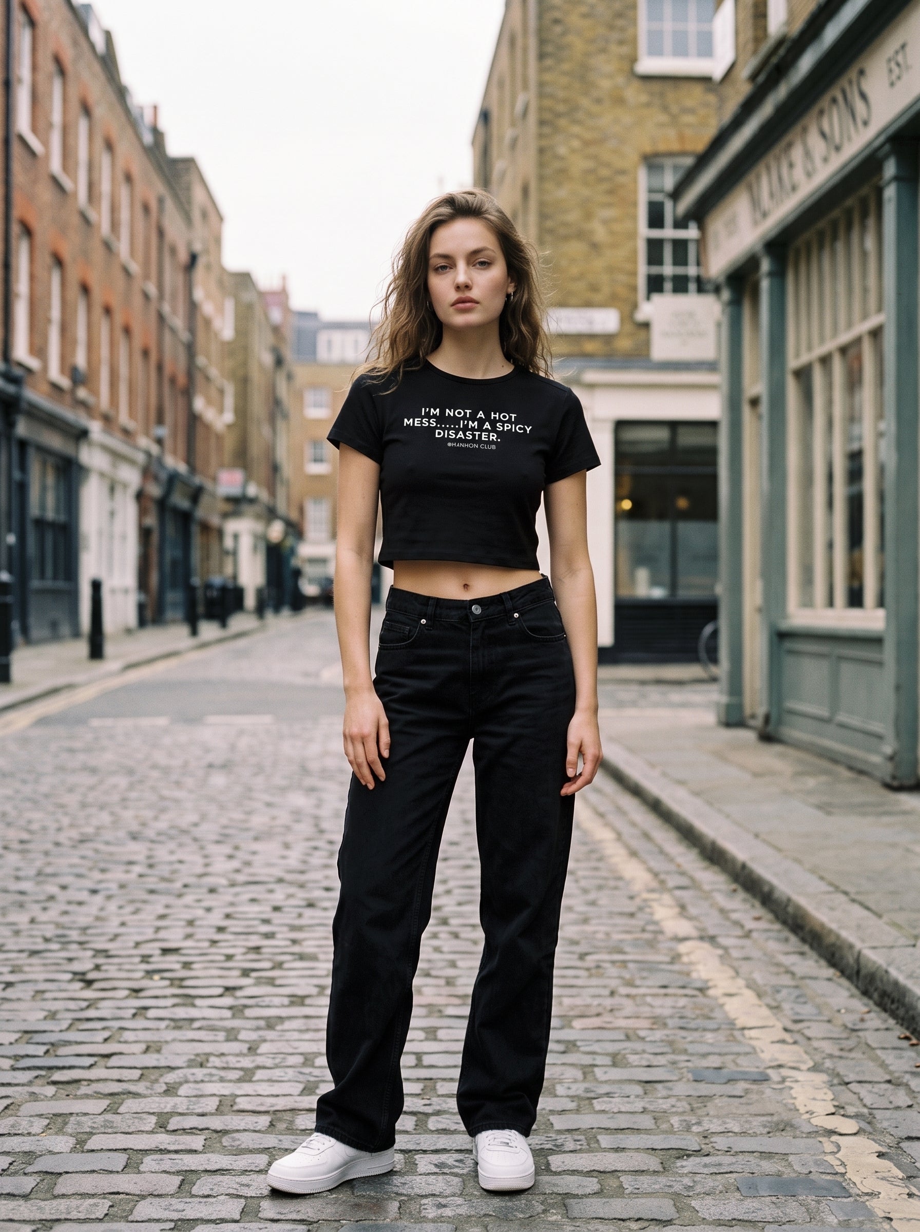 Spicy Disaster – Black Baby Tee