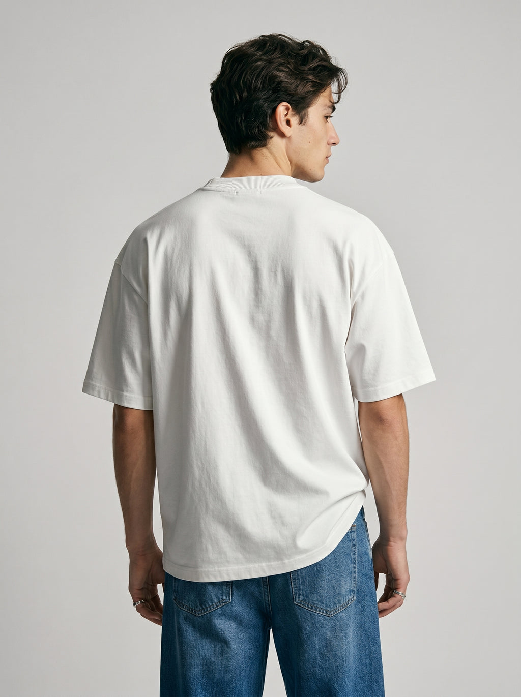 Sunny Citrus – White Oversized T-Shirt