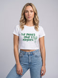 Senorita Needs a Margarita – White Baby Tee