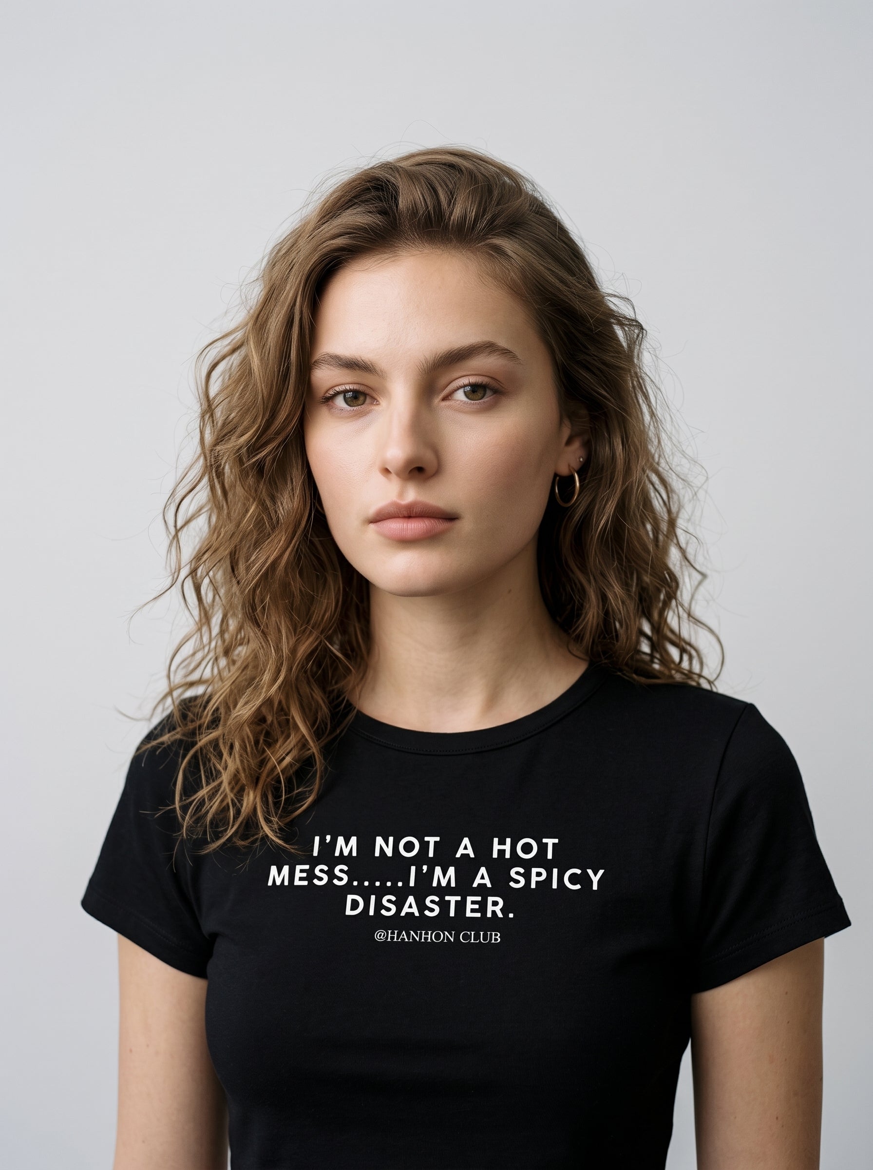 Spicy Disaster – Black Baby Tee