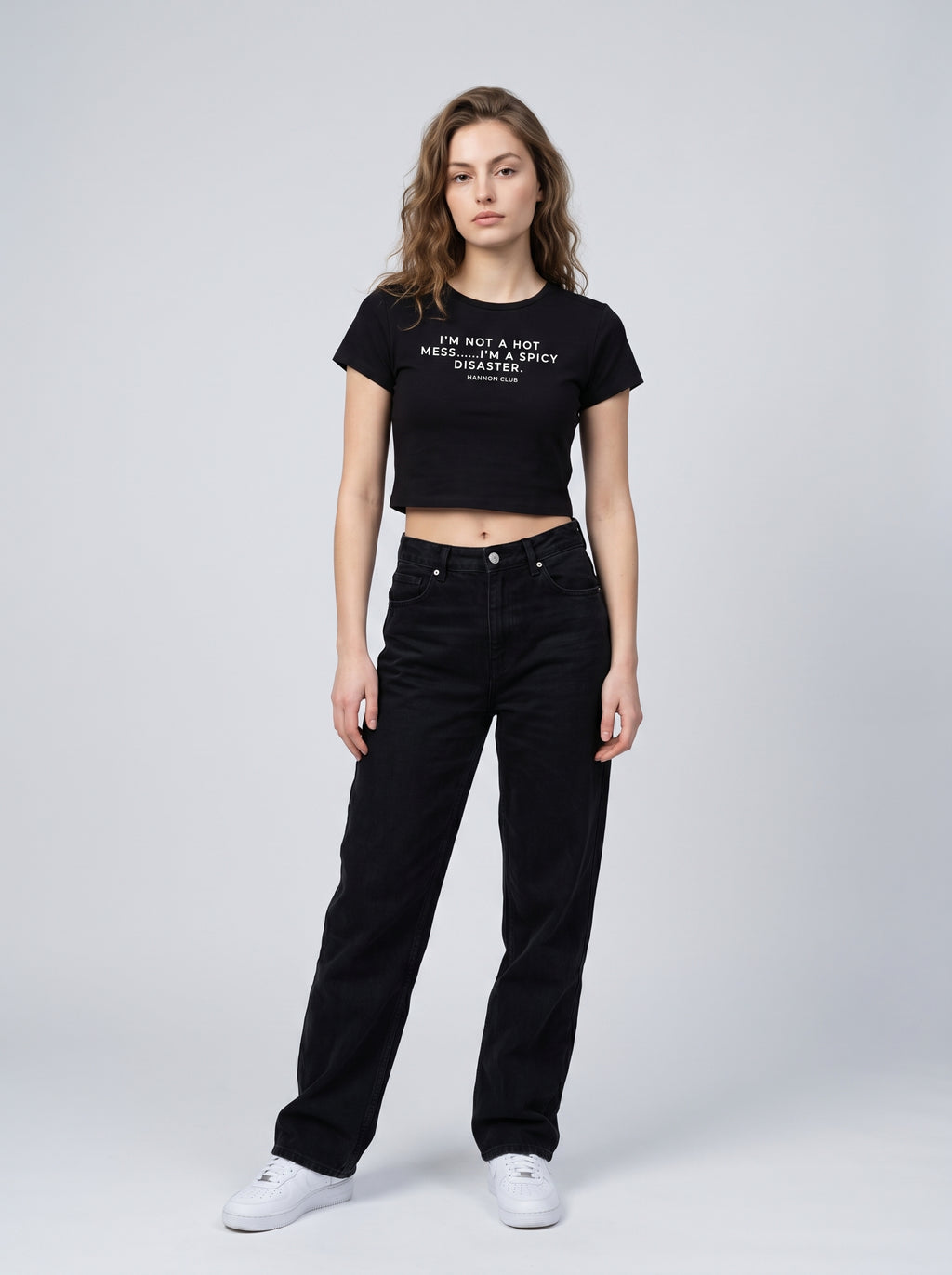 Spicy Disaster – Black Baby Tee