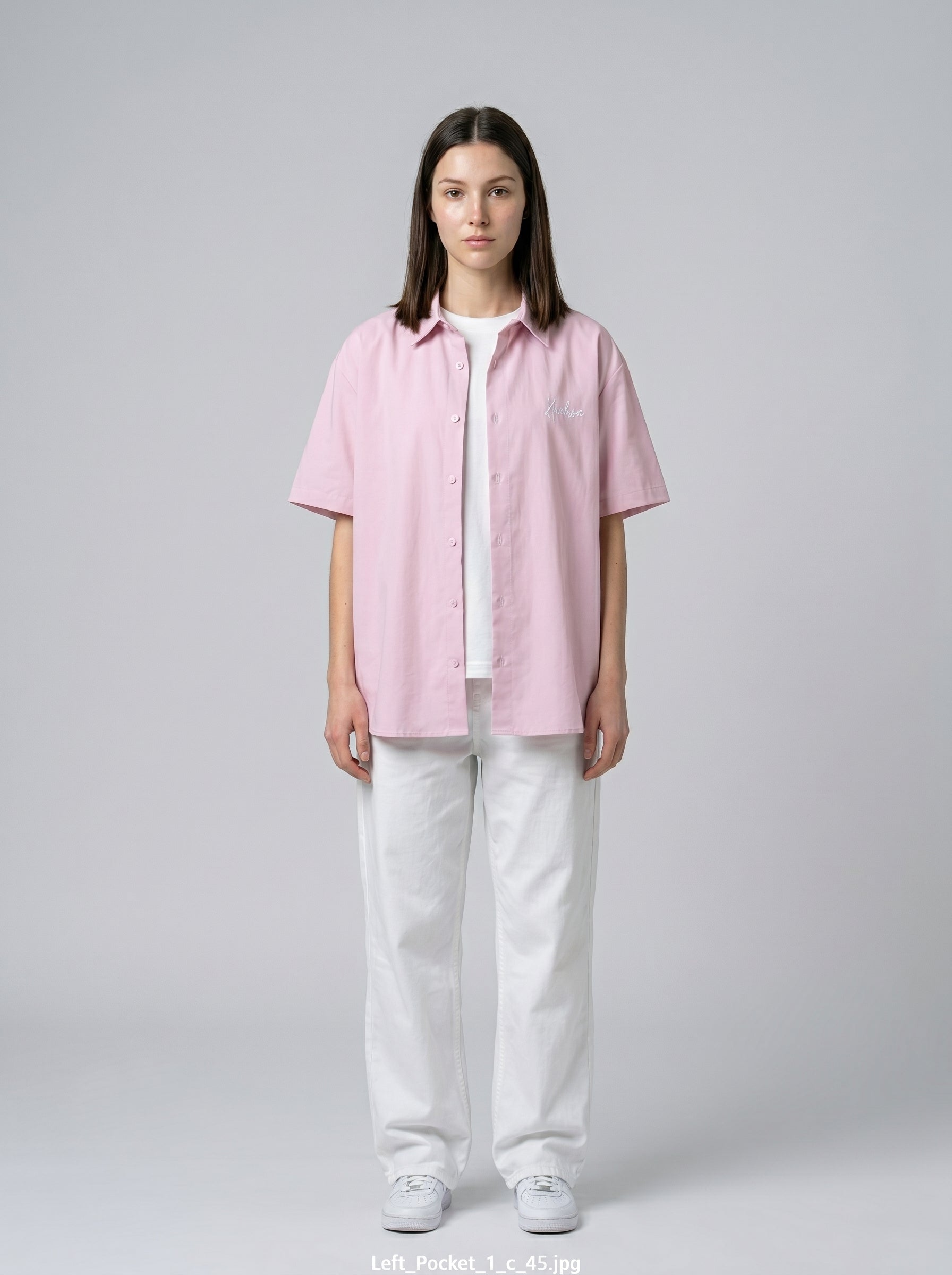 Baby Pink Oversized Shirt - Unisex