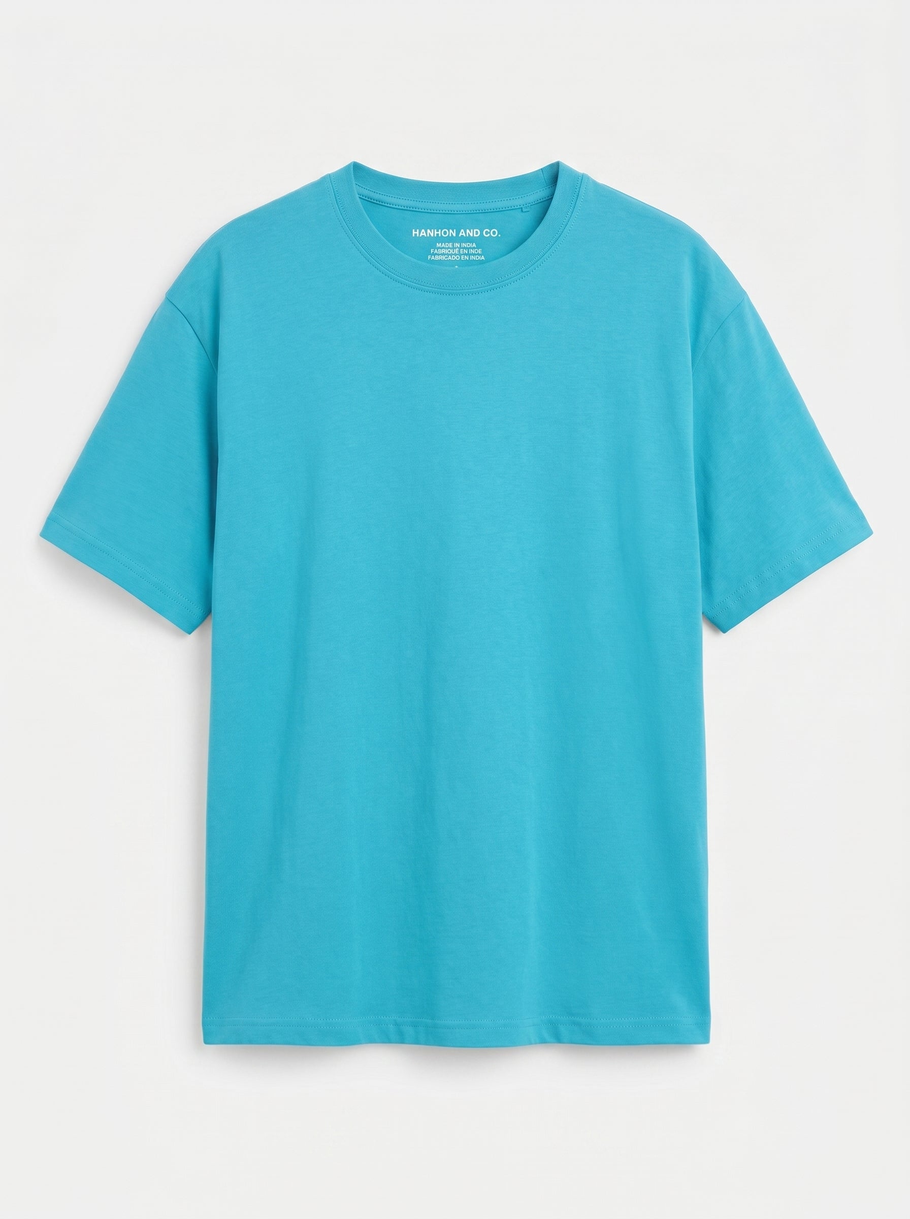 Essential Sky Blue Cotton T-Shirt - Regular Fit