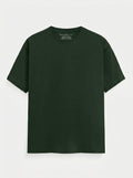 Essential Bottle Green Cotton T-Shirt - Regular Fit