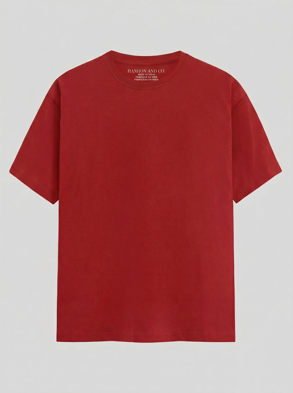 Essential Red Cotton T-Shirt - Regular Fit