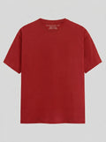 Essential Red Cotton T-Shirt - Regular Fit