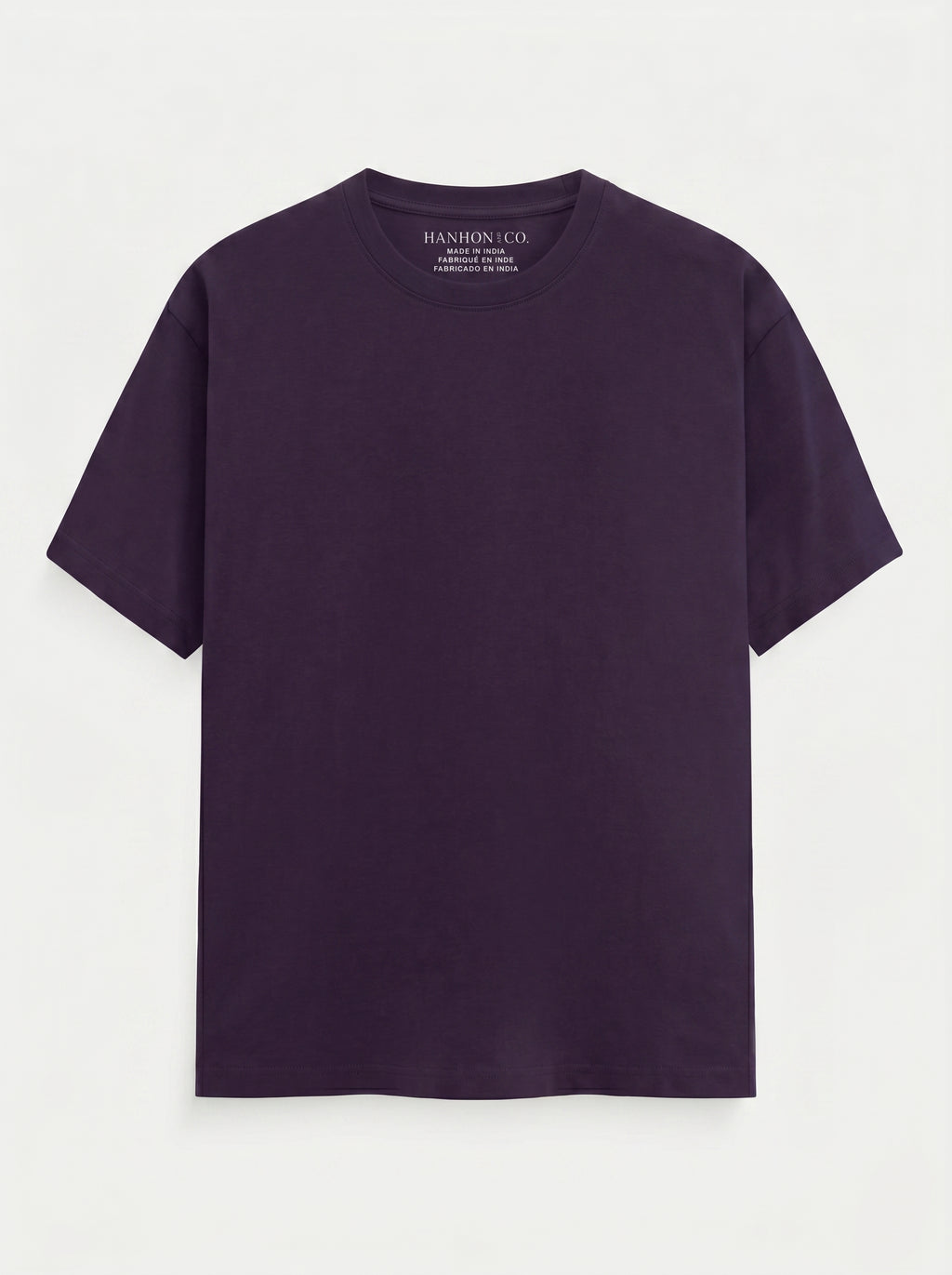 Essential Purple Cotton T-Shirt - Regular Fit