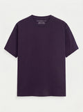 Essential Purple Cotton T-Shirt - Regular Fit
