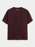 Essential Maroon Cotton T-Shirt - Regular Fit