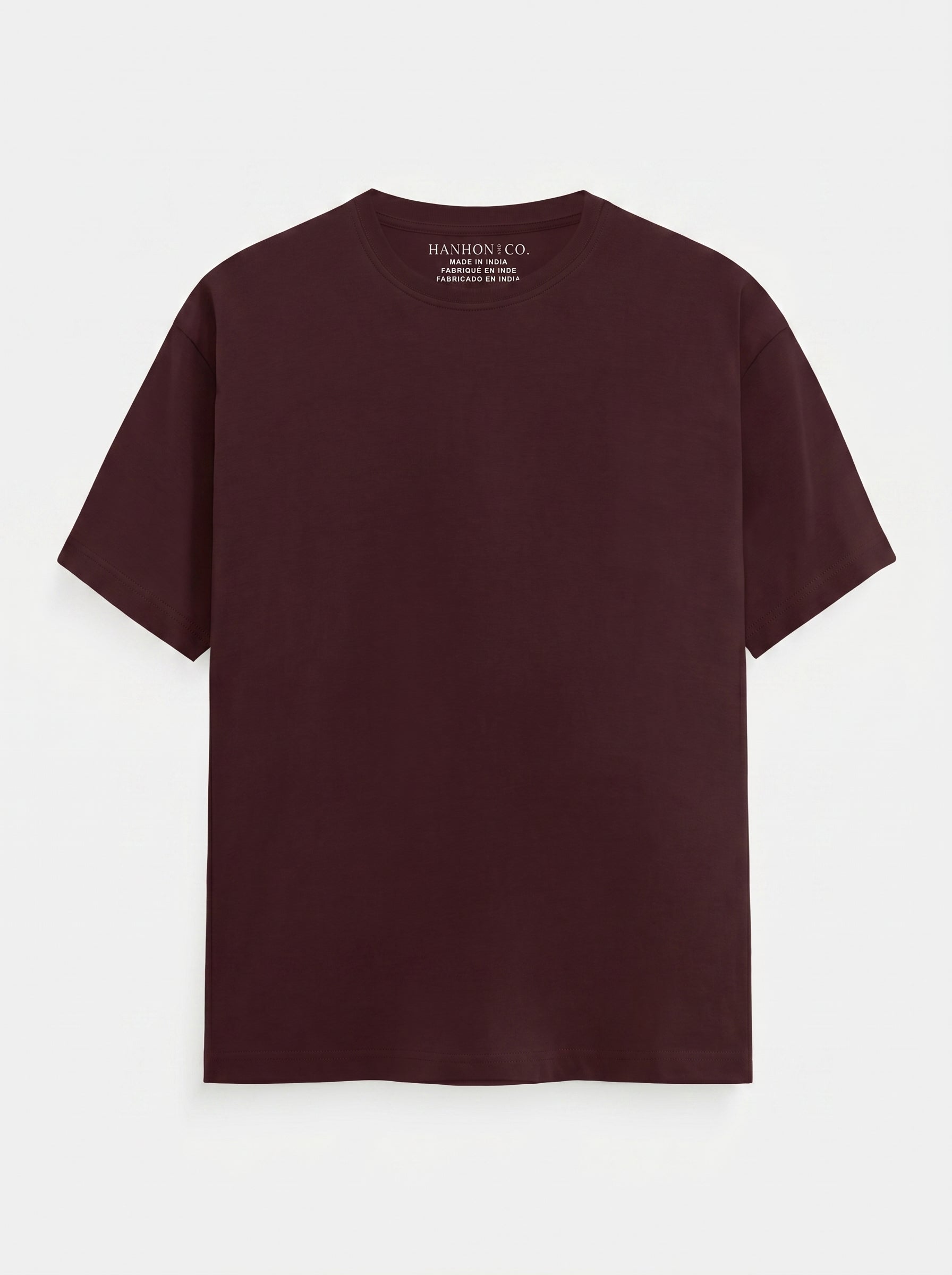 Essential Maroon Cotton T-Shirt - Regular Fit