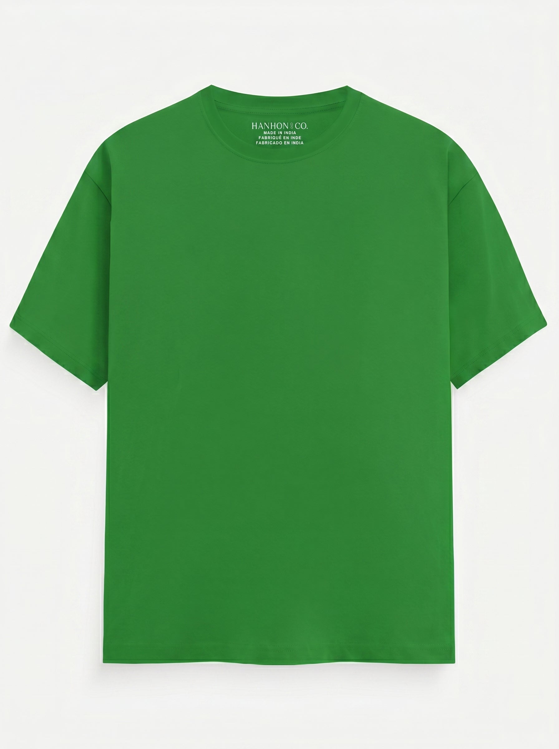Essential Flag Green Cotton T-Shirt - Regular Fit