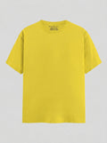 Essential Yellow Cotton T-Shirt - Regular Fit