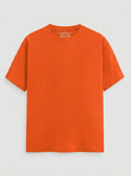 Essential Orange Cotton T-Shirt - Regular Fit