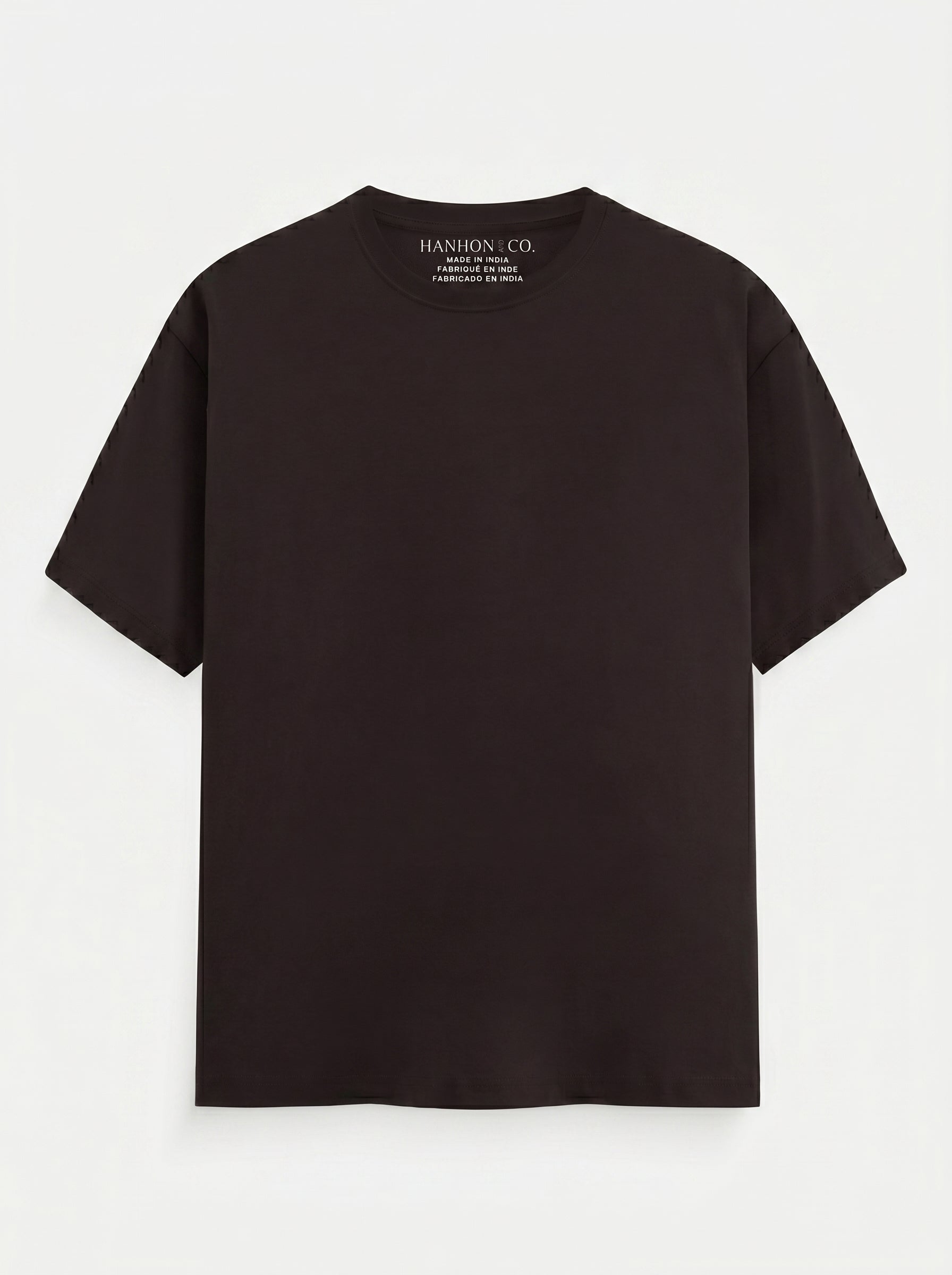 Essential Coffee Brown Cotton T-Shirt - Regular Fit