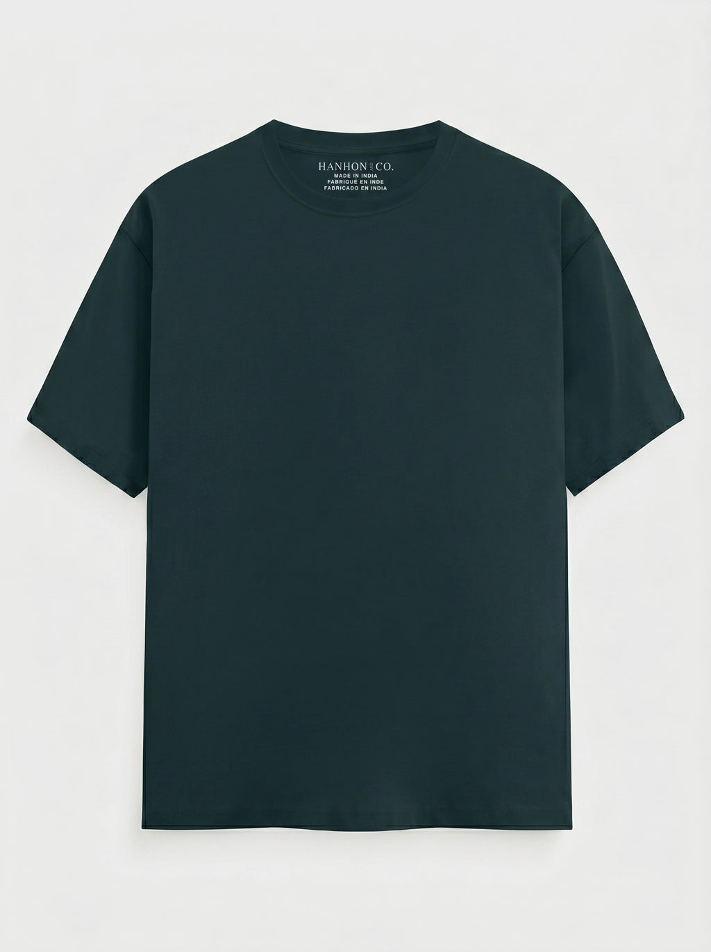 Essential Petrol Blue Cotton T-Shirt - Regular Fit