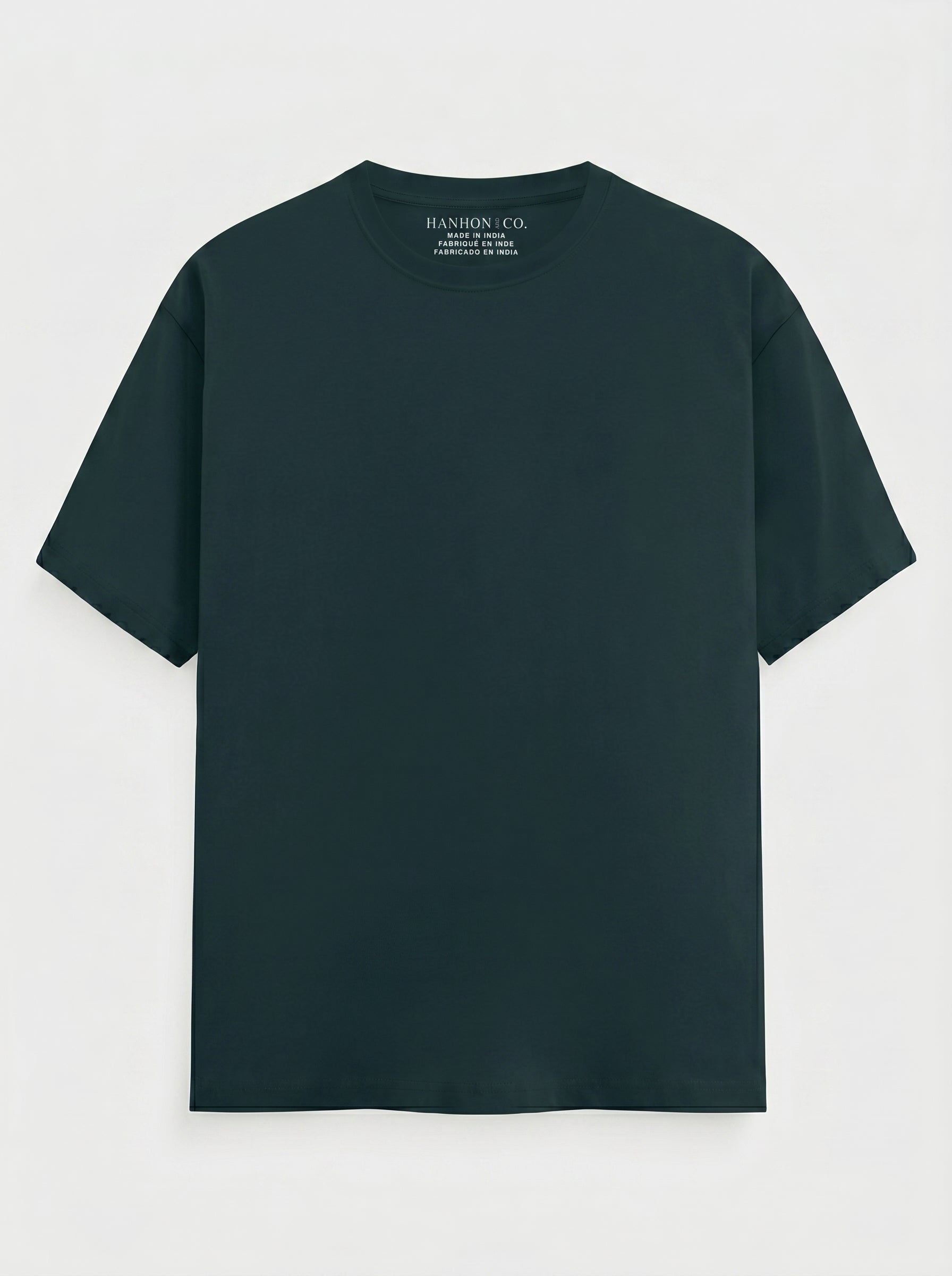 Essential Petrol Blue Cotton T-Shirt - Regular Fit