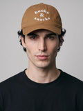 “Books & Snacks” Embroidered Cap – Khaki
