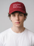 “Kind People Are My Kinda People” Embroidered Cap – Red