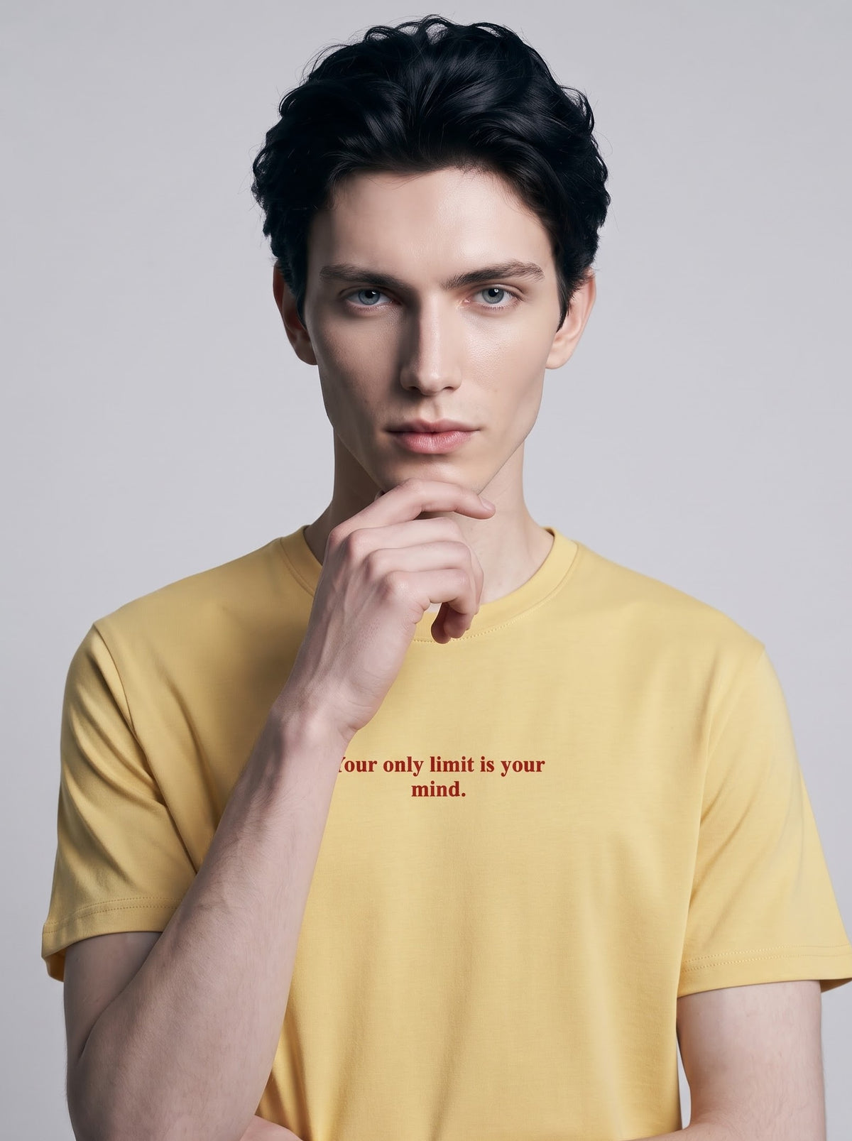 "Your Only Limit Is Your Mind" T‑Shirt – Yellow