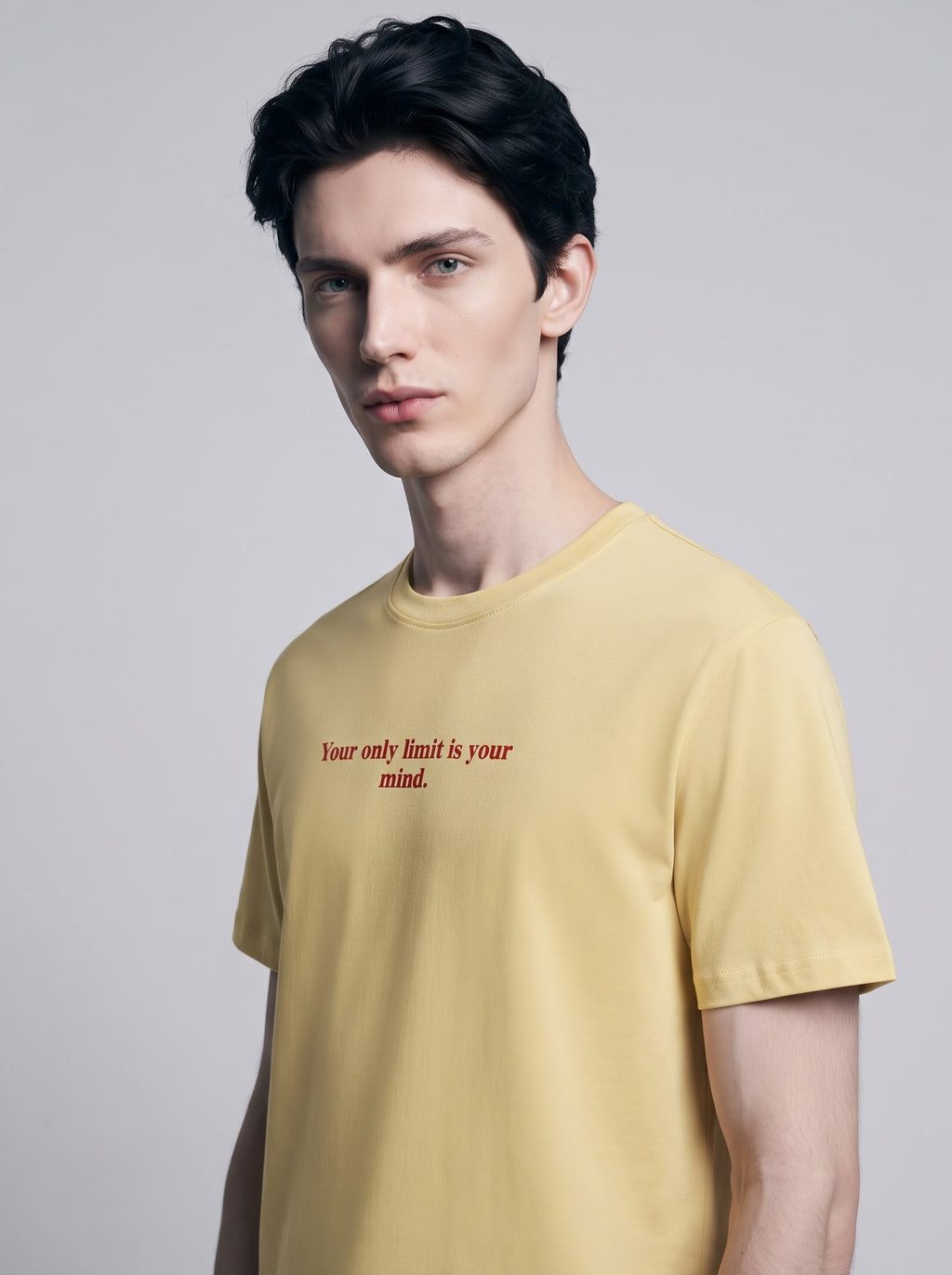 "Your Only Limit Is Your Mind" T‑Shirt – Yellow