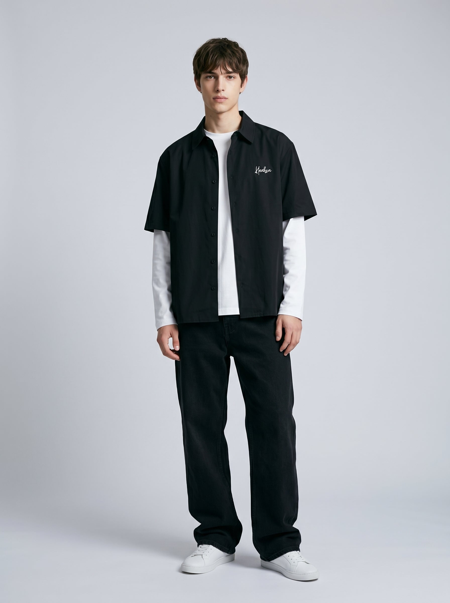 Black Oversized Shirt - Unisex