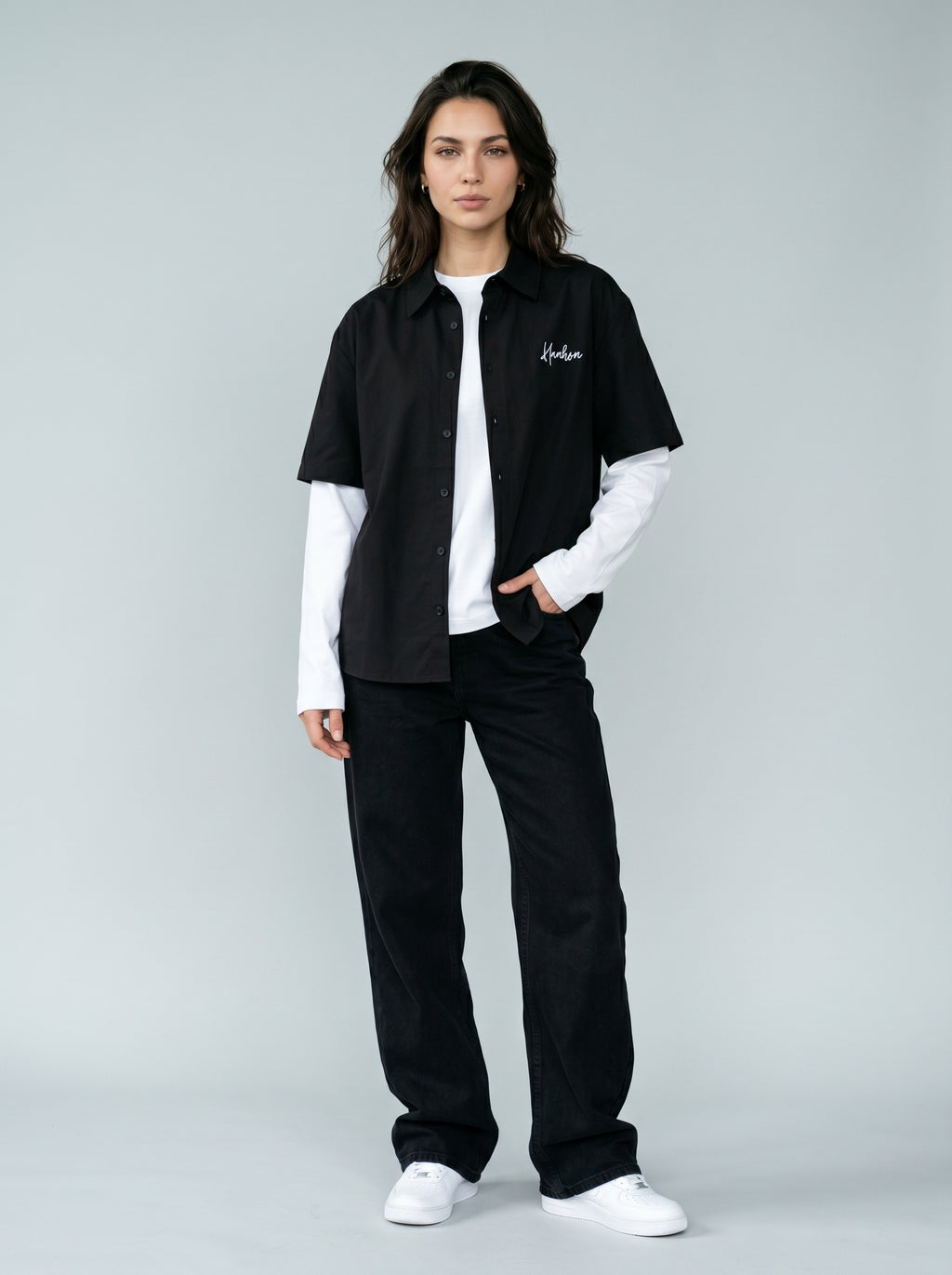 Black Oversized Shirt - Unisex