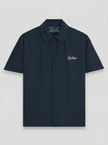 Navy Blue Oversized Shirt - Unisex