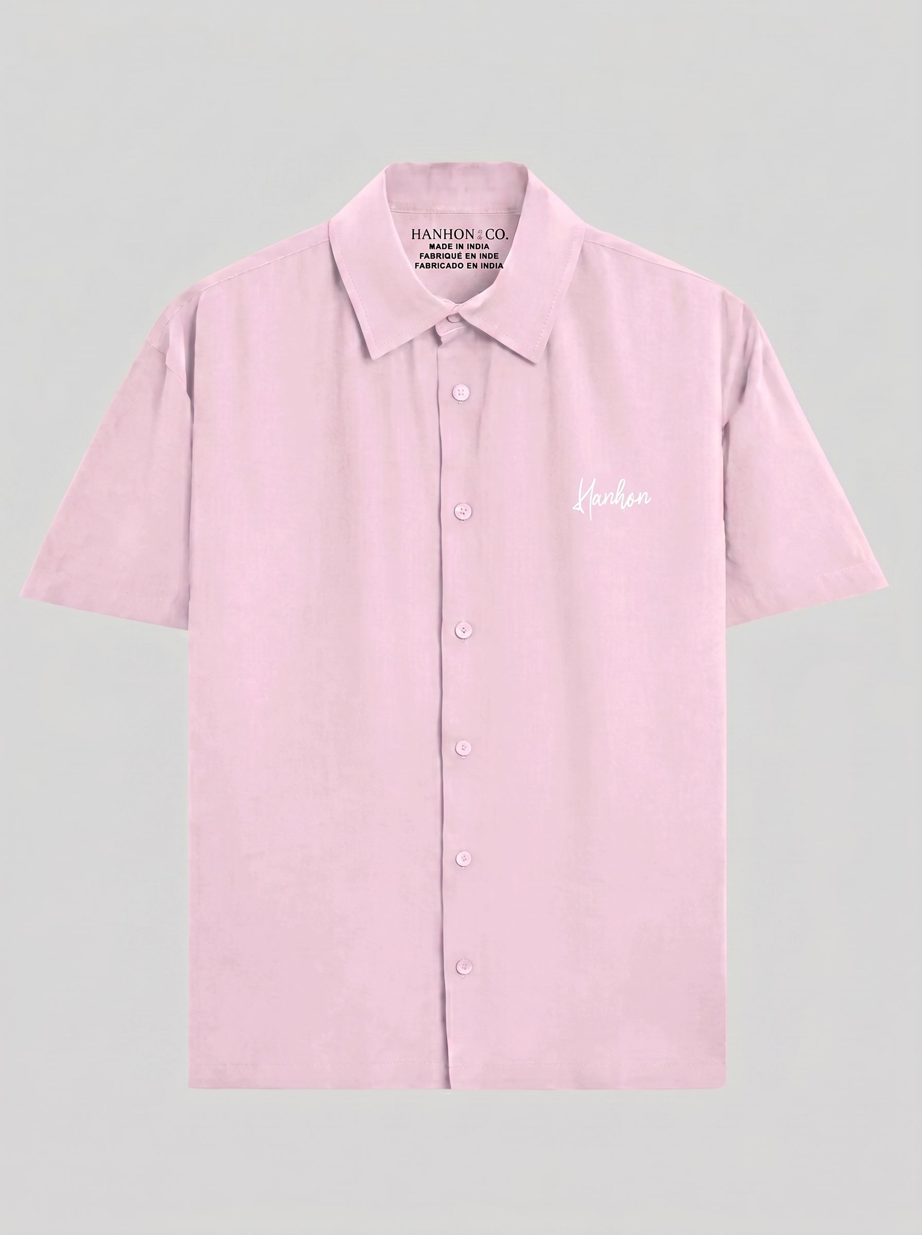 Baby Pink Oversized Shirt - Unisex