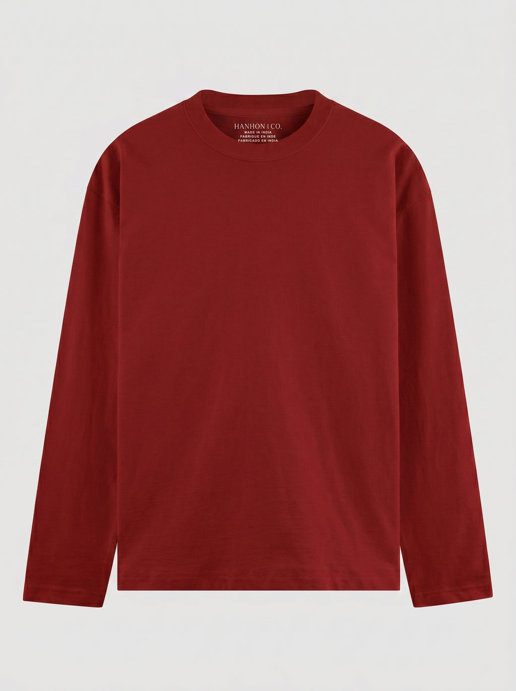 Everyday Full Sleeve Tee – Red Unisex Regular Fit