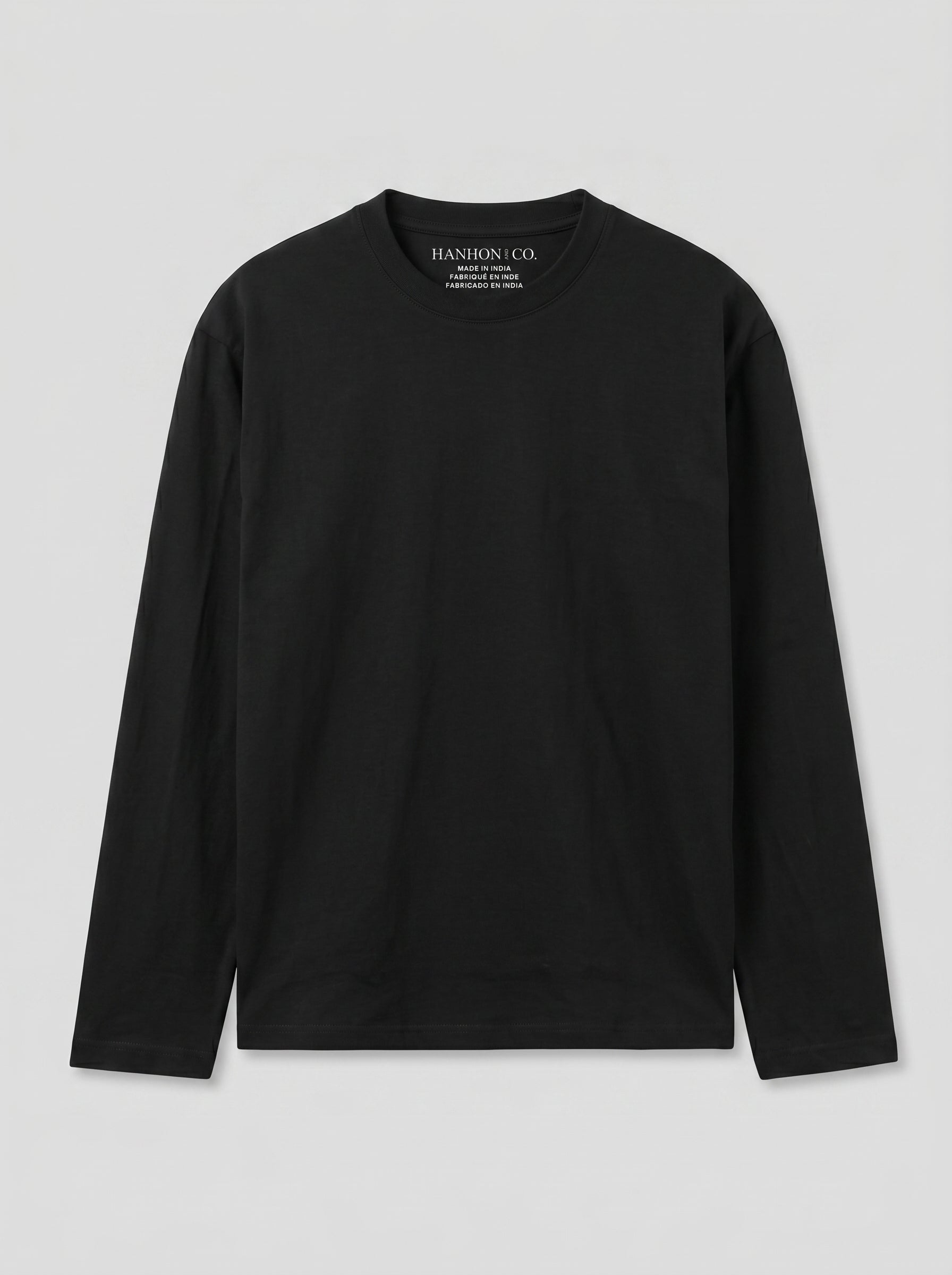Everyday Full Sleeve Tee – Black Unisex Regular Fit