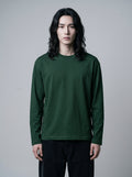 Everyday Full Sleeve Tee – Bottle Green Unisex Regular Fit