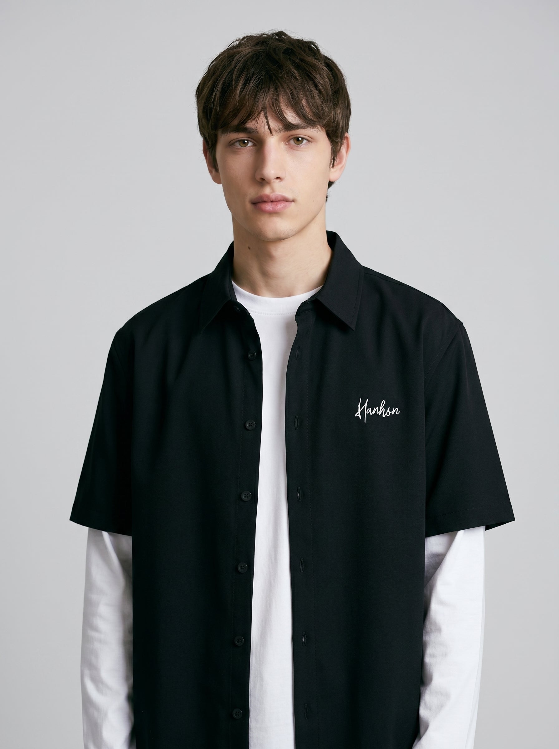 Black Oversized Shirt - Unisex