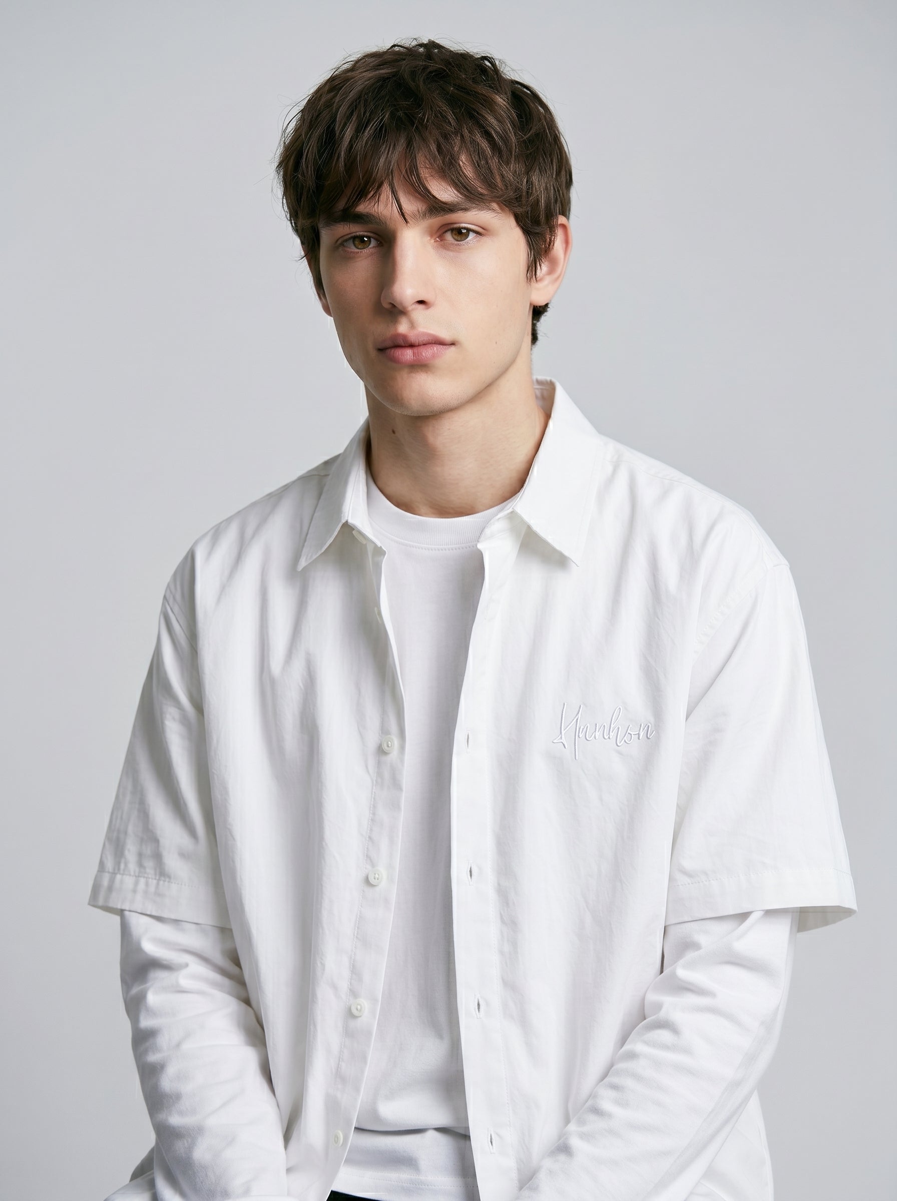White Oversized Shirt - Unisex