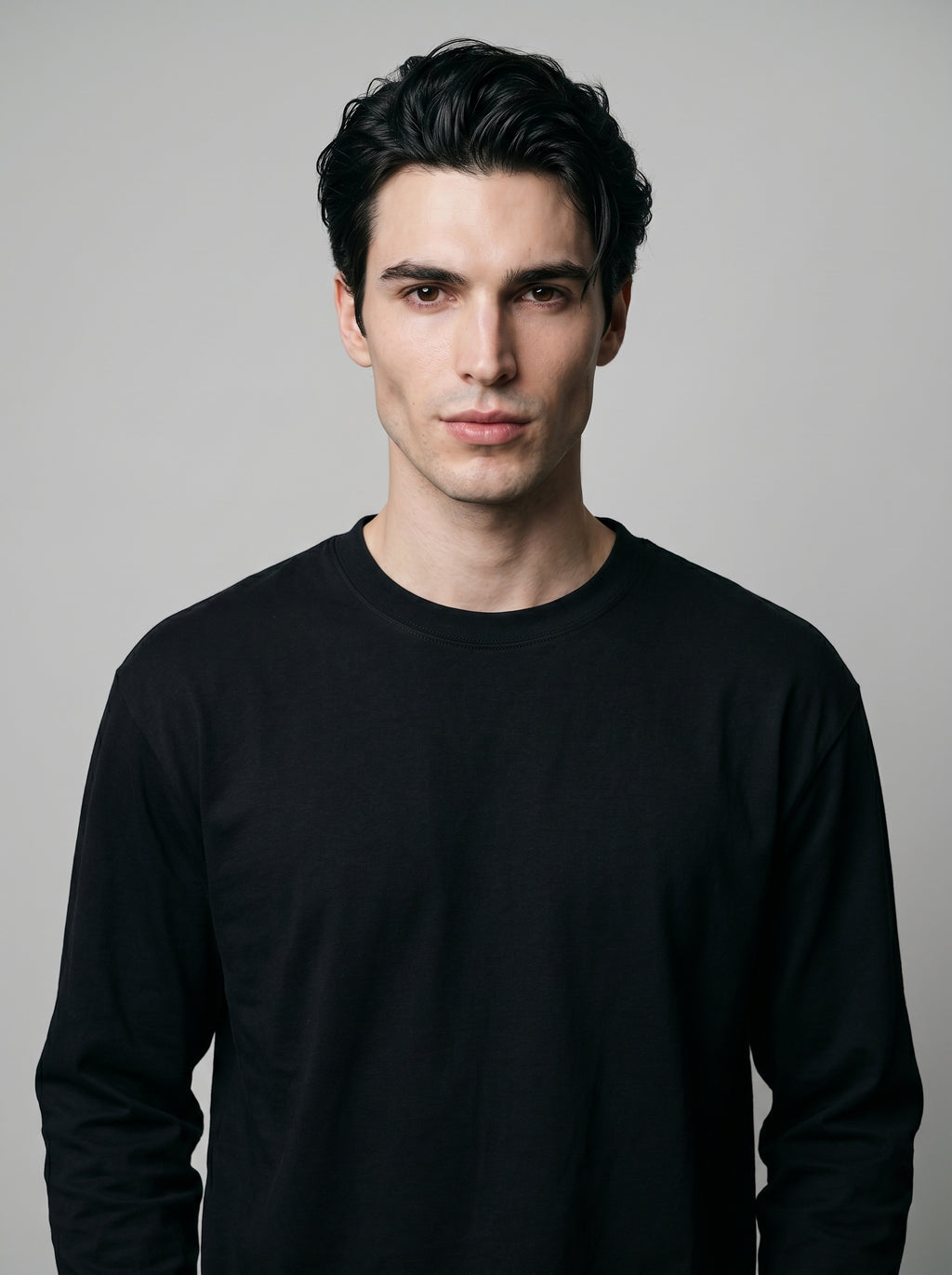 Everyday Full Sleeve Tee – Black Unisex Regular Fit