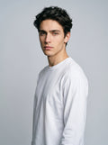 Everyday Full Sleeve Tee – White Unisex Regular Fit
