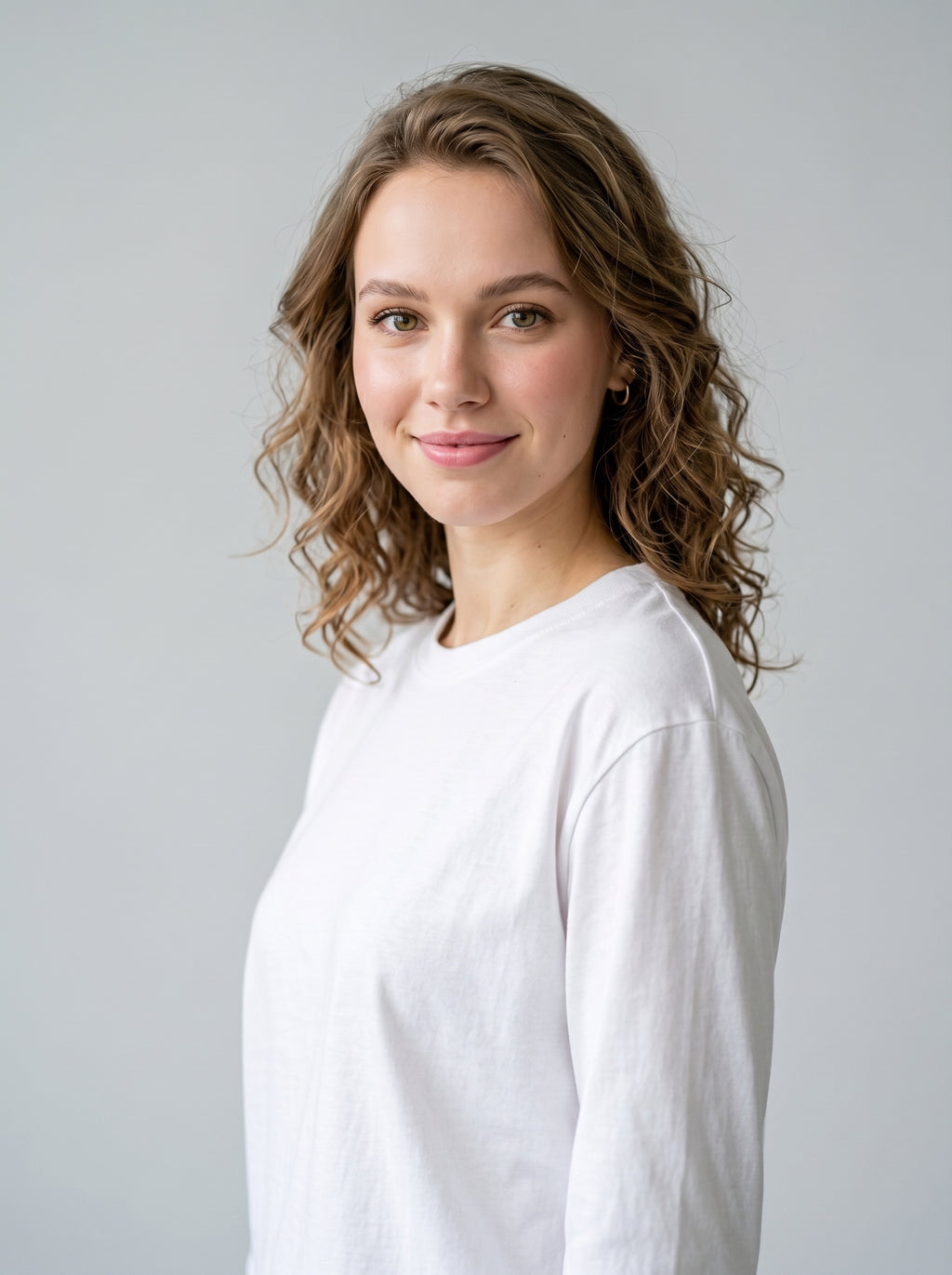 Everyday Full Sleeve Tee – White Unisex Regular Fit
