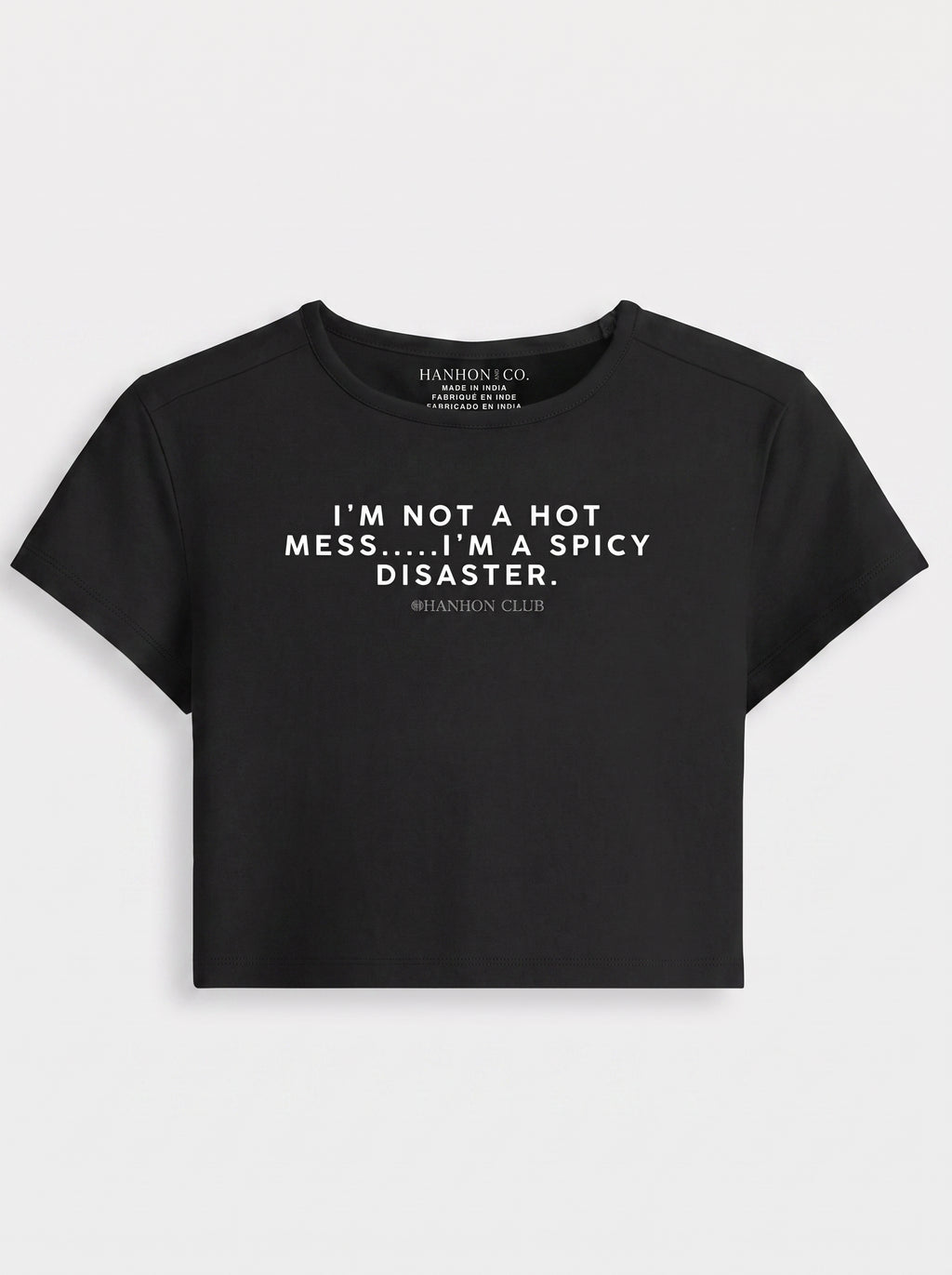 Spicy Disaster – Black Baby Tee