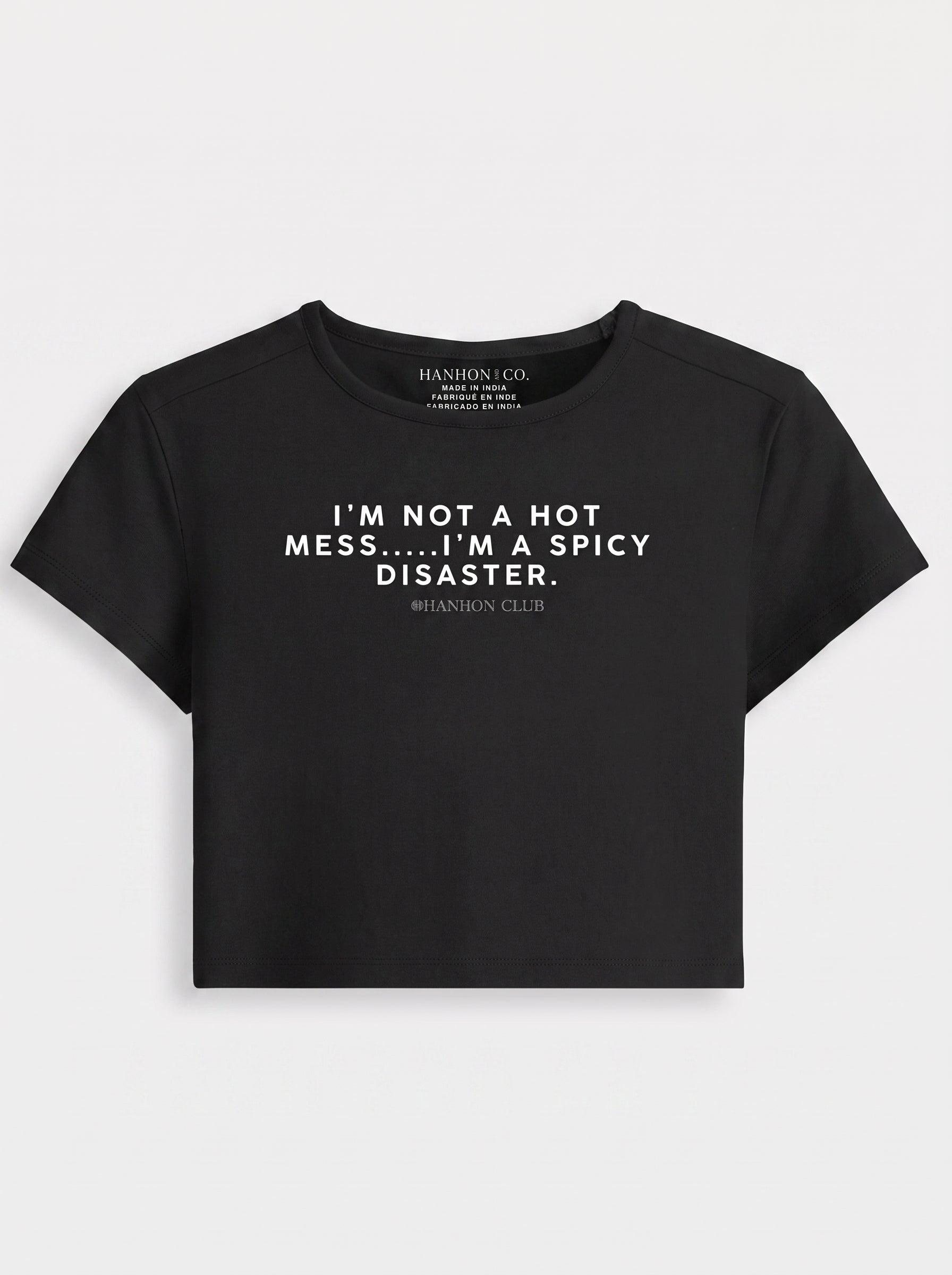 Spicy Disaster – Black Baby Tee