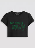 Senorita Needs a Margarita – Black Baby Tee
