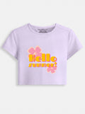 Hello Summer – Lavender Baby Tee