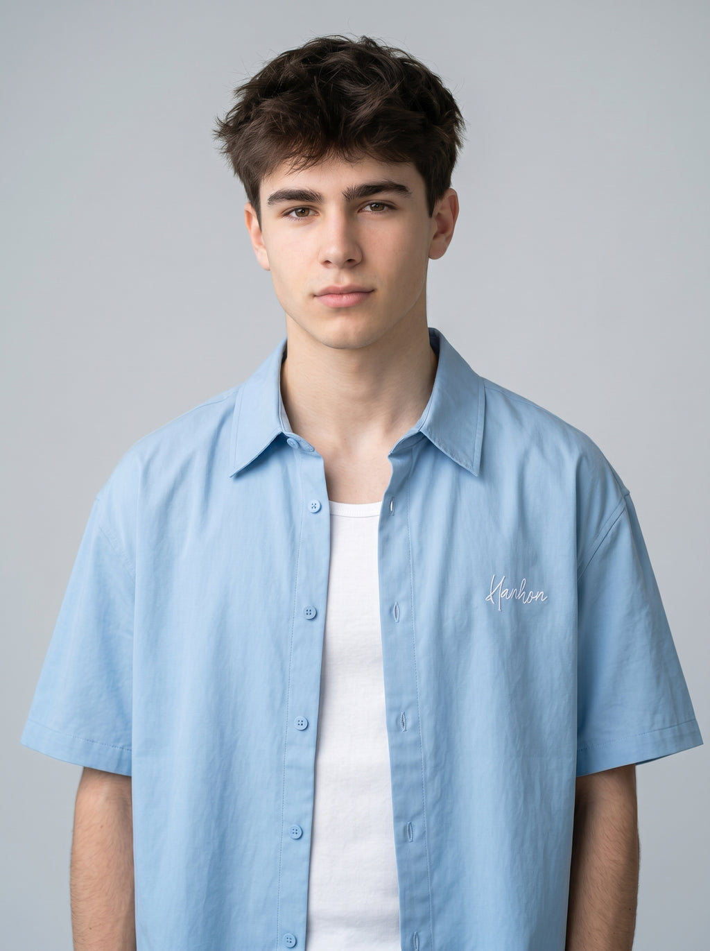 Baby Blue Oversized Shirt - Unisex