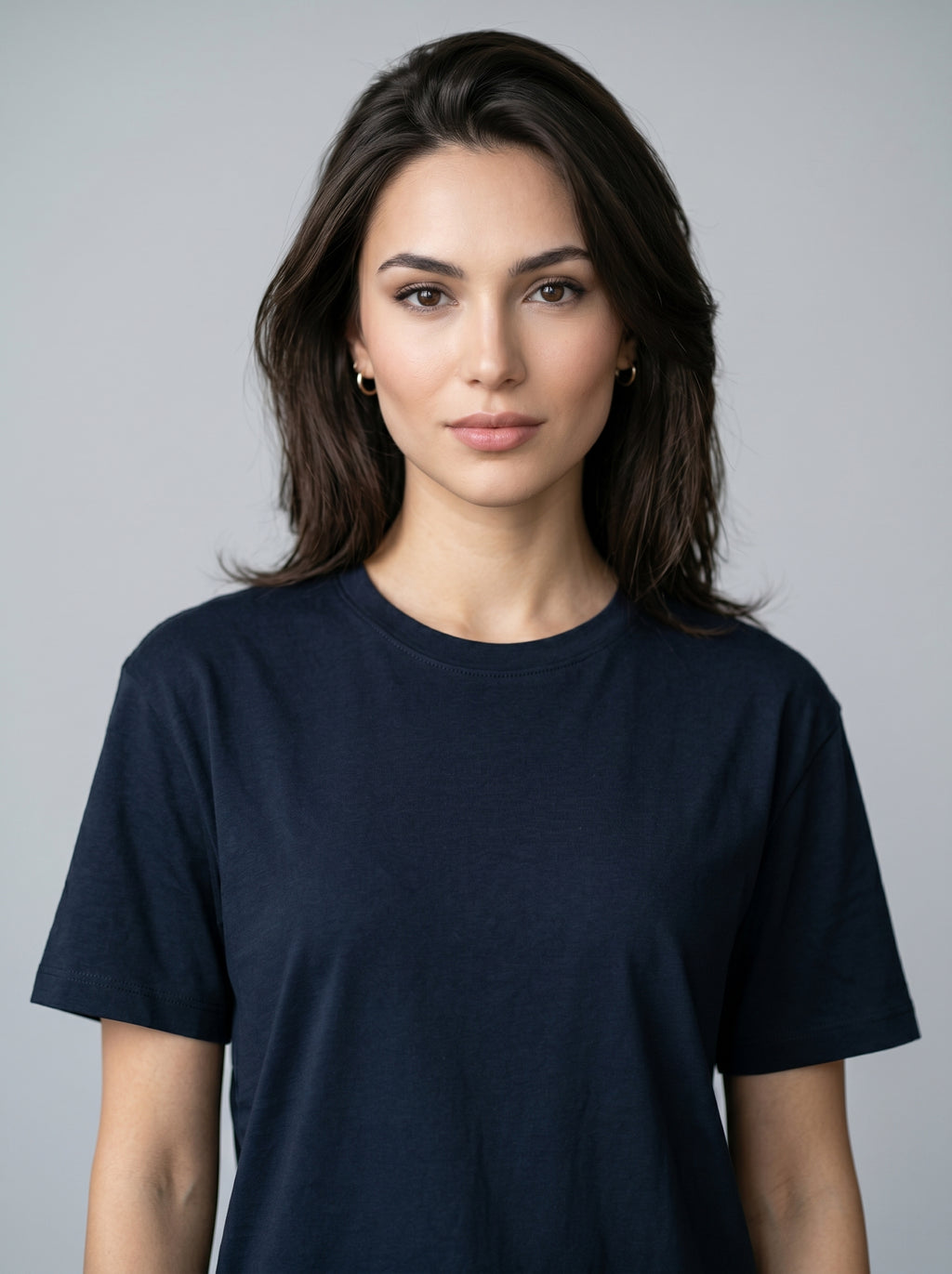 Essential Navy Blue Cotton T-Shirt - Regular Fit