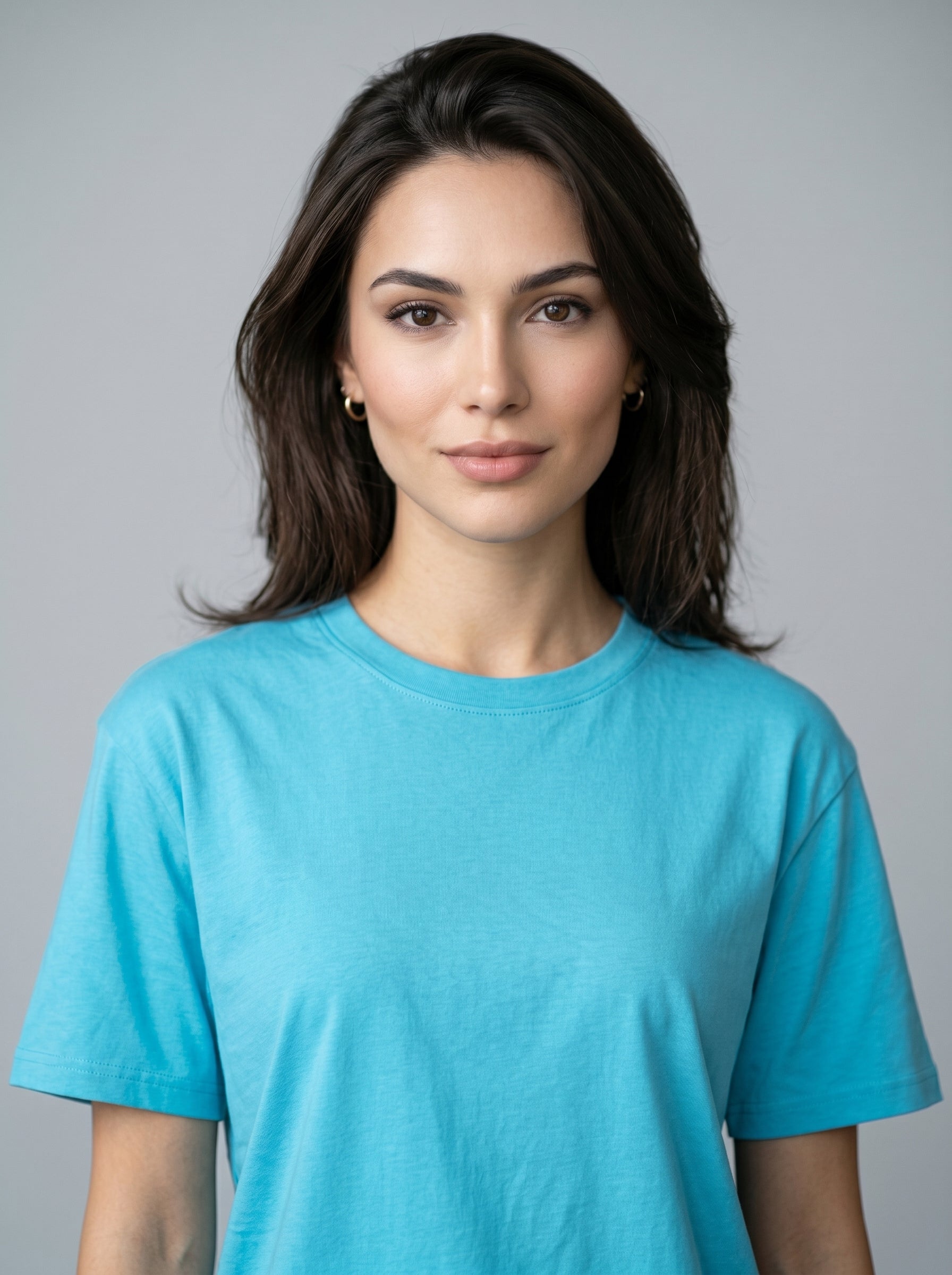 Essential Sky Blue Cotton T-Shirt - Regular Fit