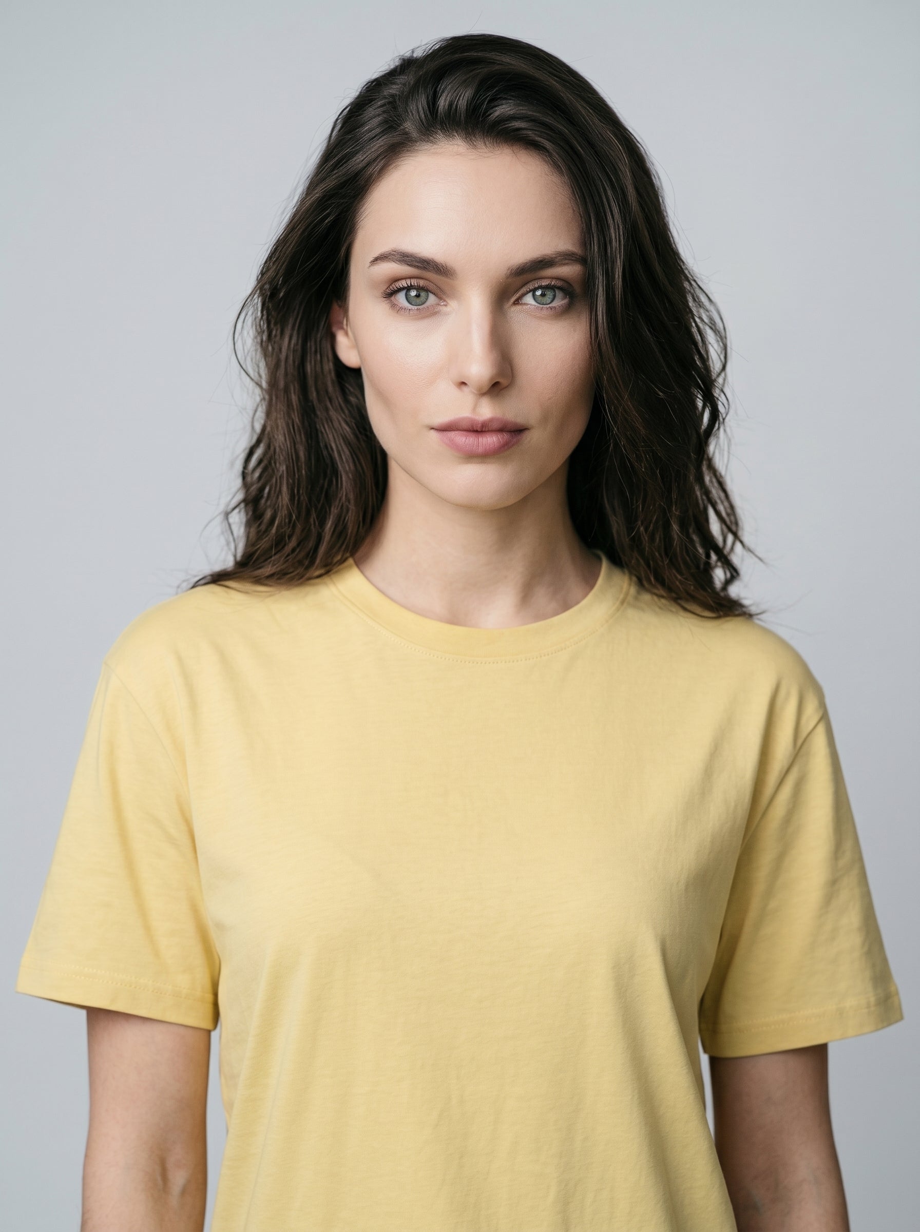Essential Yellow Cotton T-Shirt - Regular Fit
