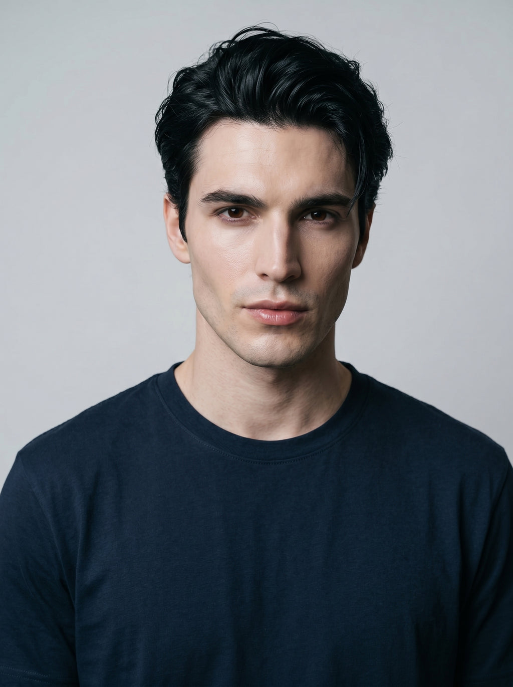 Essential Navy Blue Cotton T-Shirt - Regular Fit