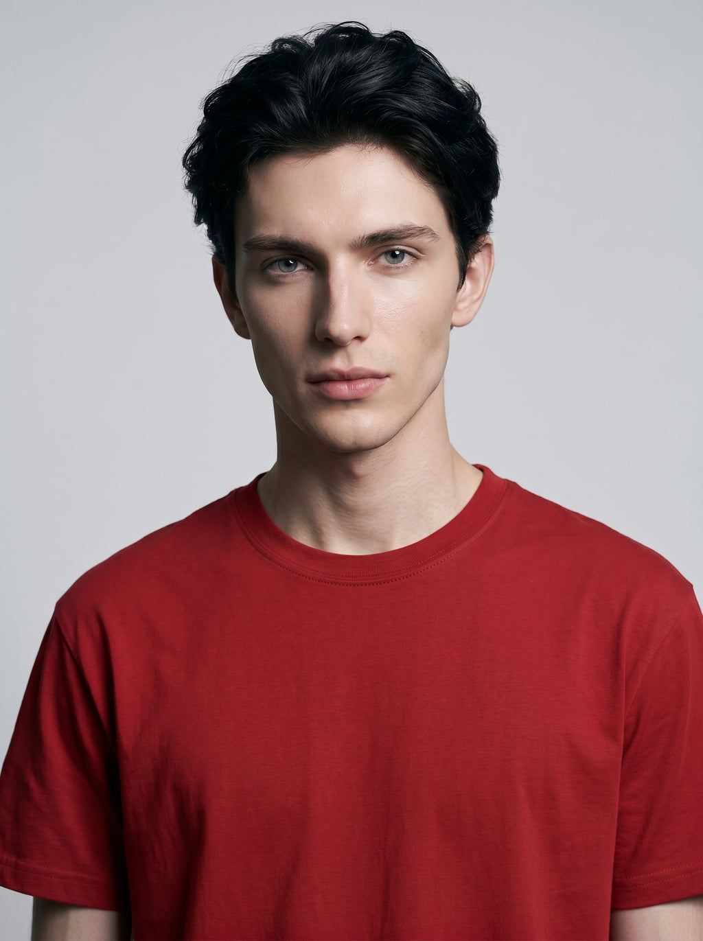 Essential Red Cotton T-Shirt - Regular Fit